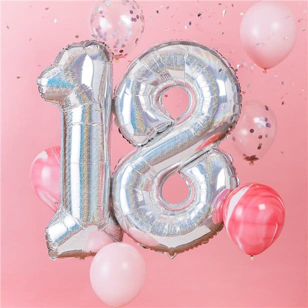 18th Birthday Balloon Bundle • Party Sashes